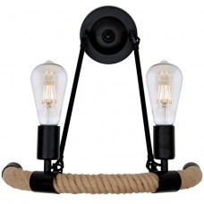 Απλίκα Τοίχου 2xE27 230V Σχοινί 955ROPE2W